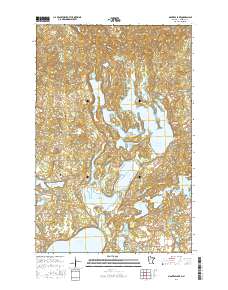 Mantrap Lake 2016 topographic map thumbnail