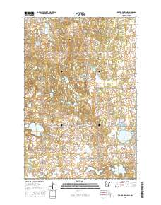 Parkers Prairie NW 2016 topographic map thumbnail