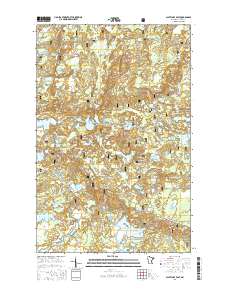 Slate Lake East 2016 topographic map thumbnail