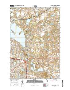White Bear Lake East 2016 topographic map thumbnail