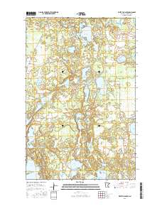 White Fish Lake 2016 topographic map thumbnail