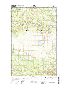 Winter Road Lake 2016 topographic map thumbnail
