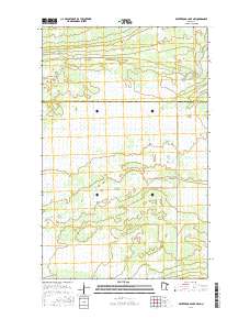 Winter Road Lake NW 2016 topographic map thumbnail
