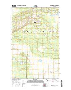 Winter Road Lake SW 2016 topographic map thumbnail