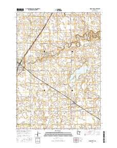 Wood Lake 2016 topographic map thumbnail