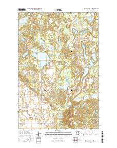 Big Basswood Lake 2016 topographic map thumbnail
