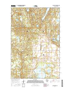 Big Rush Lake 2016 topographic map thumbnail