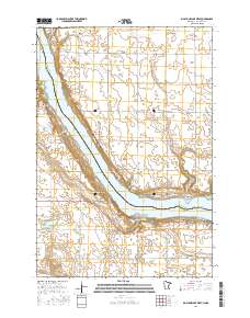 Big Stone Lake West 2016 topographic map thumbnail