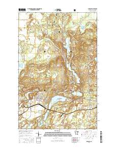 Biwabik 2016 topographic map thumbnail