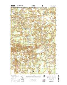 Biwabik NE 2016 topographic map thumbnail