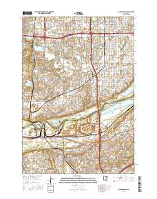 Bloomington 2016 topographic map thumbnail