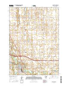 Blue Earth 2016 topographic map thumbnail