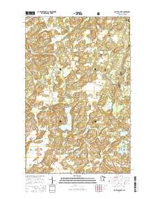 Bootleg Lake 2016 topographic map thumbnail