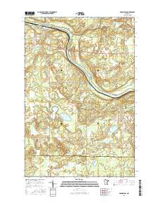 Brookston 2016 topographic map thumbnail