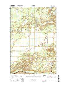 Brookston NW 2016 topographic map thumbnail