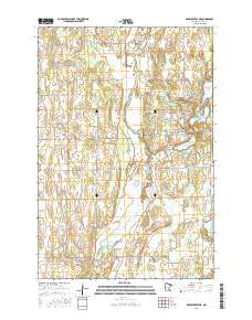 Browerville NE 2016 topographic map thumbnail