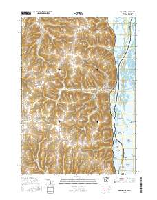 Brownsville 2016 topographic map thumbnail