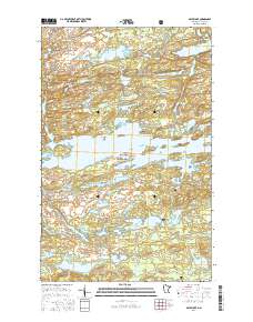 Brule Lake 2016 topographic map thumbnail