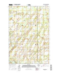 Burgen Lake 2016 topographic map thumbnail