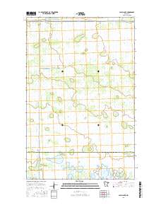 Cahill Lake 2016 topographic map thumbnail