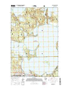 Cass Lake 2016 topographic map thumbnail
