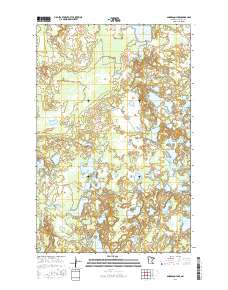 Anderson Lake 2016 topographic map thumbnail