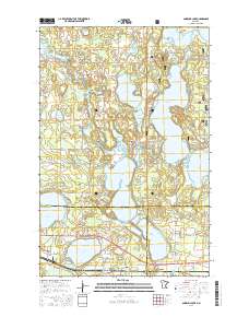 Andrusia Lake 2016 topographic map thumbnail