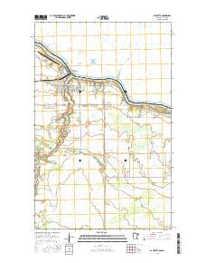 Baudette 2016 topographic map thumbnail