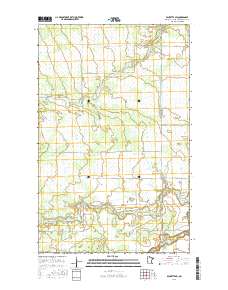 Baudette SW 2016 topographic map thumbnail