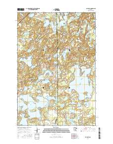 Bay Lake 2016 topographic map thumbnail