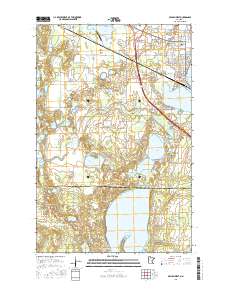 Bemidji West 2016 topographic map thumbnail
