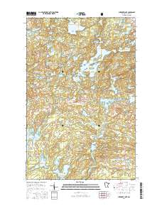 Cherokee Lake 2016 topographic map thumbnail