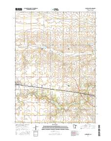 Claremont 2016 topographic map thumbnail