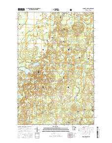 Cloquet Lake 2016 topographic map thumbnail