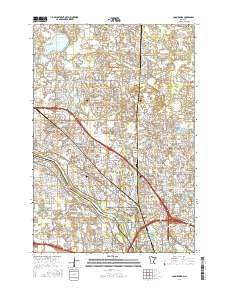 Coon Rapids 2016 topographic map thumbnail