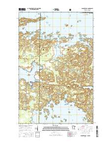 Cranberry Bay 2016 topographic map thumbnail