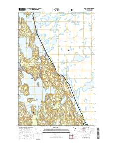 Crane Lake 2016 topographic map thumbnail