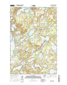 Cross Lake 2016 topographic map thumbnail