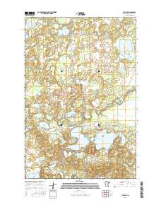 Cuyuna 2016 topographic map thumbnail