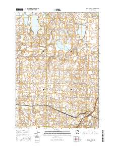 Dead Coon Lake 2016 topographic map thumbnail