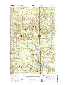 Decker Lake 2016 topographic map thumbnail