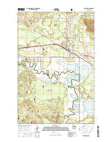 Deer River 2016 topographic map thumbnail