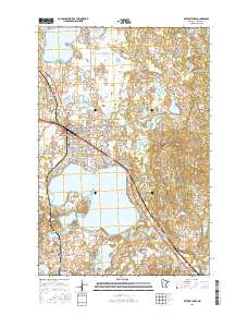 Detroit Lakes 2016 topographic map thumbnail