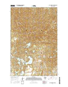 East Crooked Lake 2016 topographic map thumbnail