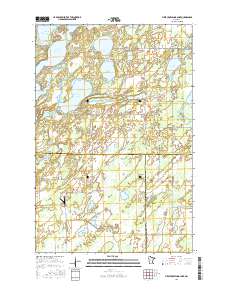 First Crow Wing Lake 2016 topographic map thumbnail