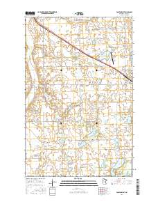 Fosston West 2016 topographic map thumbnail