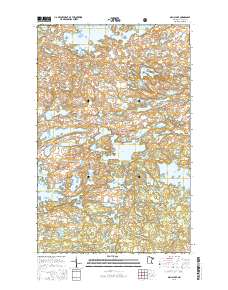 Gillis Lake 2016 topographic map thumbnail