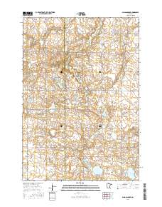 Gislason Lake 2016 topographic map thumbnail