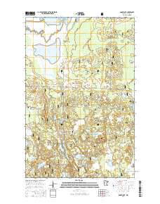 Goose Lake 2016 topographic map thumbnail