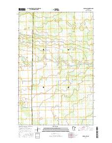 Grygla NE 2016 topographic map thumbnail